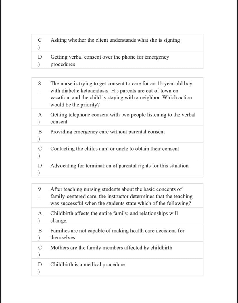 Essentials of Maternity Newborn and Women's Health Nursing 5th Edition Ricci Test Bank